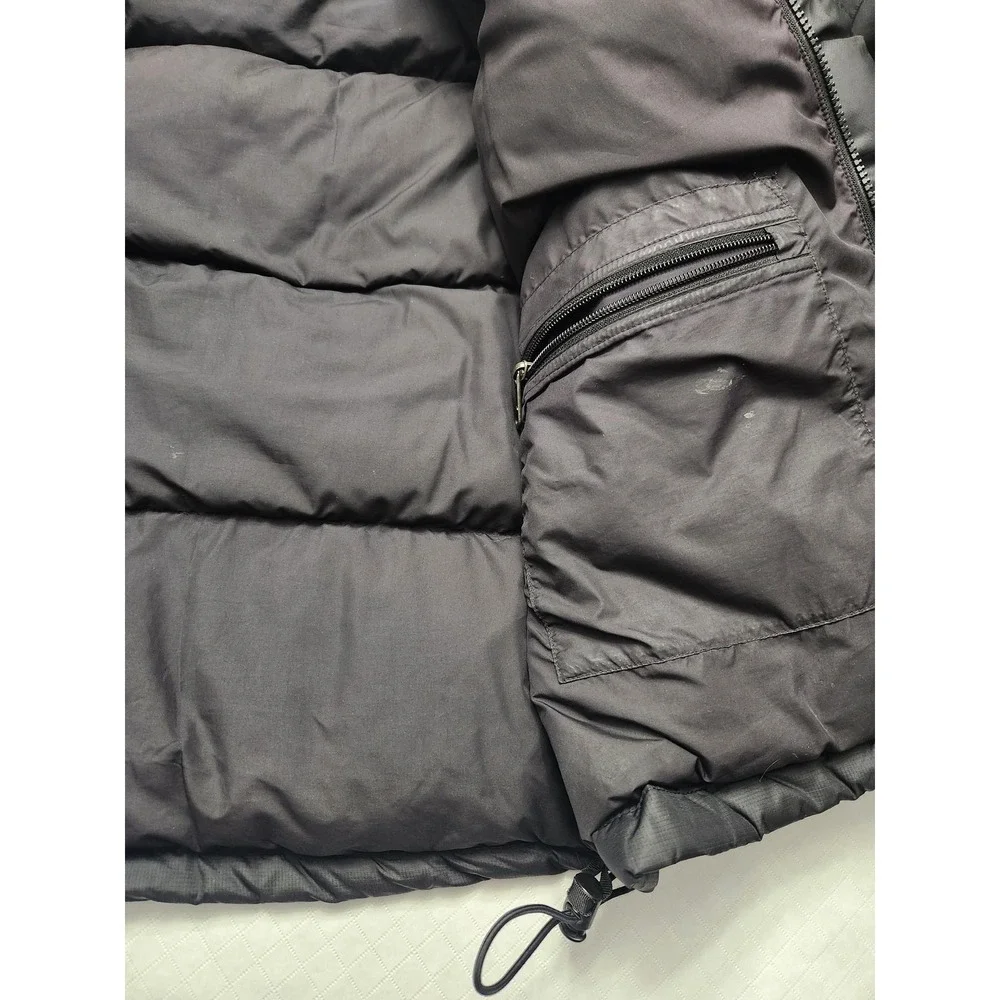 Vintage The North Face Nuptse 700 Down Jacket Mens Medium Black Puffer F05 A187‎